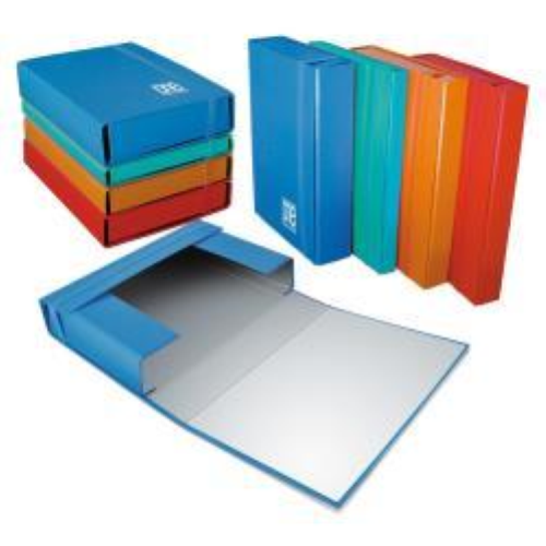 BLASETTI ONE COLOR CARTELLA PROGETTO C/ELASTICO IN CARTONCINO PLASTIFICATO 250X360MM A4 DORSO 5CM COL. ARANCIO